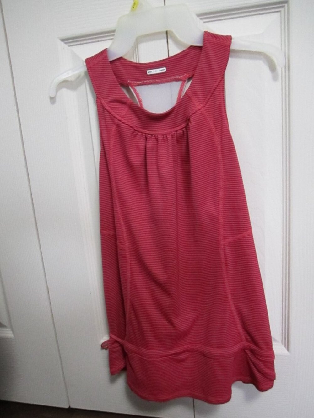 lululemon athletica Rose Pink Striped Racerback Tank